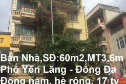 Bán nhà 5 tầng Mặt phố Yên Lãng, Phường Thịnh Quang, quận Đống Đa, Hà Nội