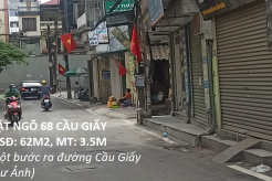 BÁN MẢNH ĐẤT THỔ CƯ MẶT NGÕ 68 CẦU GIẤY, PHƯỜNG QUAN HOA  ( Đường vào Quận Ủy Cầu Giấy) BÁN MẢNH ĐẤT THỔ CƯ MẶT NGÕ 68 CẦU GIẤY, PHƯỜNG QUAN HOA  ( Đường vào Quận Ủy Cầu Giấy)